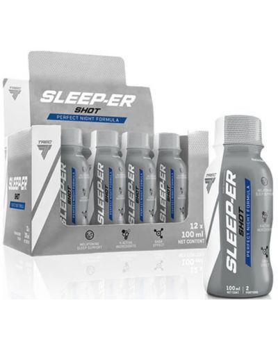 Sleep-ER Shot, череша и круша, 12 броя х 100 ml, Trec Nutrition - 1