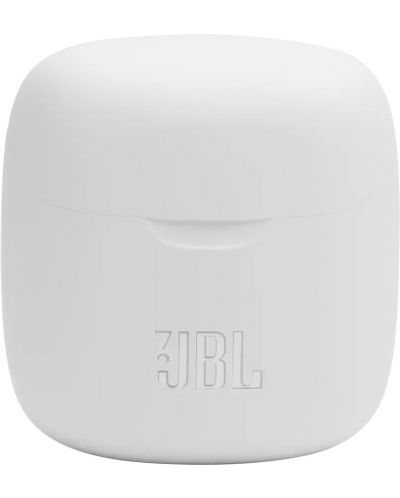 Безжични слушалки с микрофон JBL - T225 TWS, бели - 7