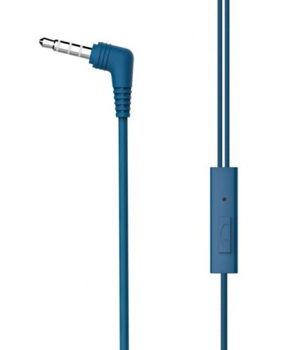 Слушалки с микрофон Nokia - Wired Buds WB-101, сини - 3