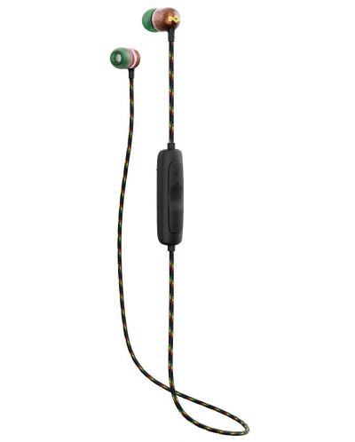 Безжични слушалки House of Marley - Smile Jamaica Wireless 2, Rasta - 1