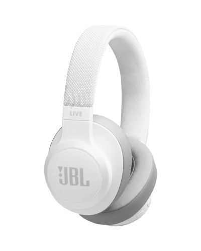 Безжични слушалки с микрофон JBL - Live 500BT, бели - 1
