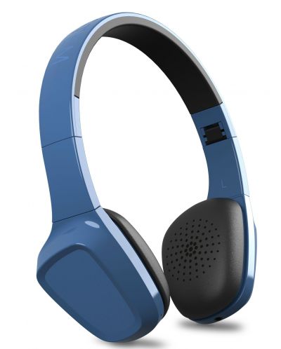 Безжични слушалки с микрофон Energy Sistem - Headphones 1 BT, сини - 1