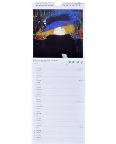 Slim Calendar 2018: Gustav Klimt - 3