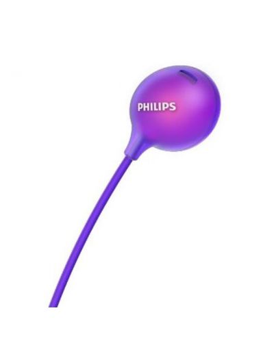 Слушалки с микрофон Philips - SHE2305PP, лилави/розови - 4
