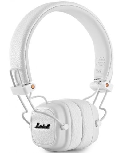 Безжични слушалки Marshall - Major III, бели - 2