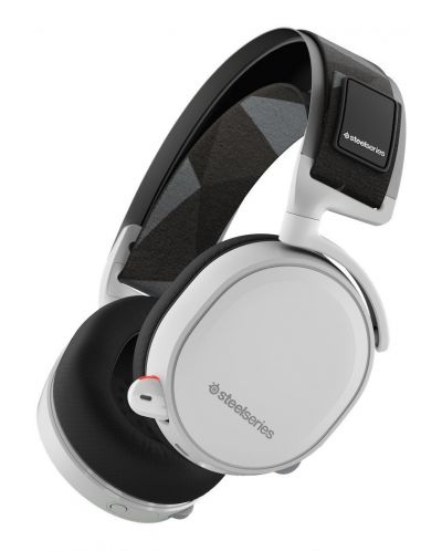 Гейминг слушалки SteelSeries - Arctis 7, безжични, бели