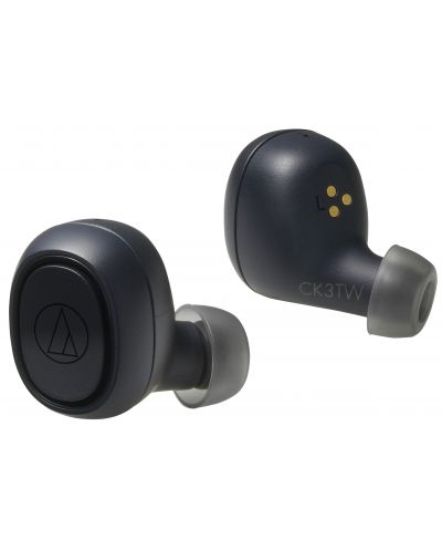 Безжични слушалки с микрофон Audio-Technica - ATH-CK3TW, черни - 3