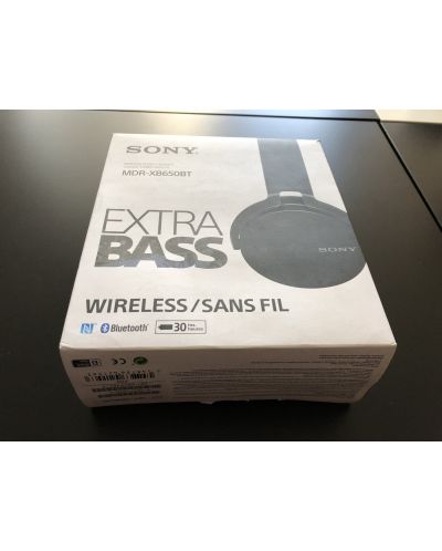 Слушалки Sony MDR-XB650BT с микрофон - черни (разопакован) - 6