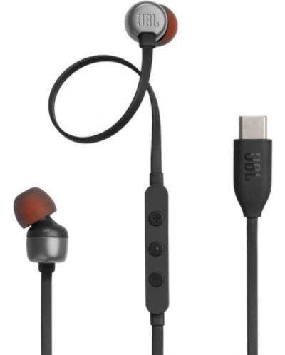 Слушалки с микрофон JBL - Tune 310C USB-C, черни - 1