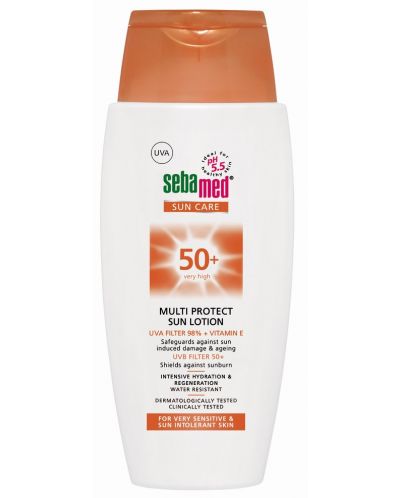 Слънцезащитен лосион Sebamed - SPF50+, 150 ml - 1