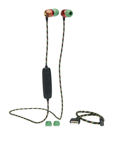 Безжични слушалки House of Marley - Smile Jamaica Wireless 2, Rasta - 5