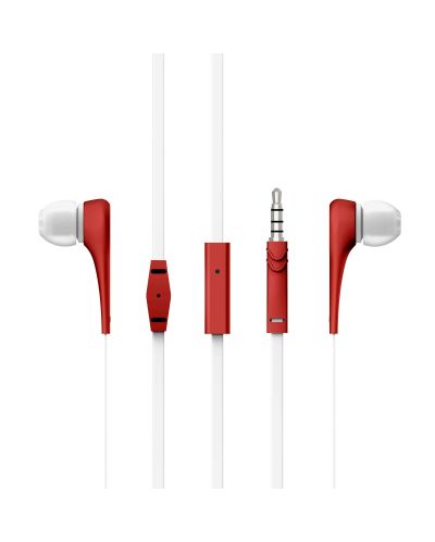 Слушалки Energy Sistem - Earphones Style 1+, червени - 2