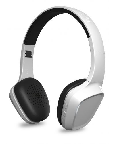 Безжични слушалки с микрофон Energy Sistem - Headphones 1 BT, бели - 3