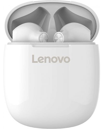 Безжични слушалки Lenovo - HT30, TWS, бели - 2