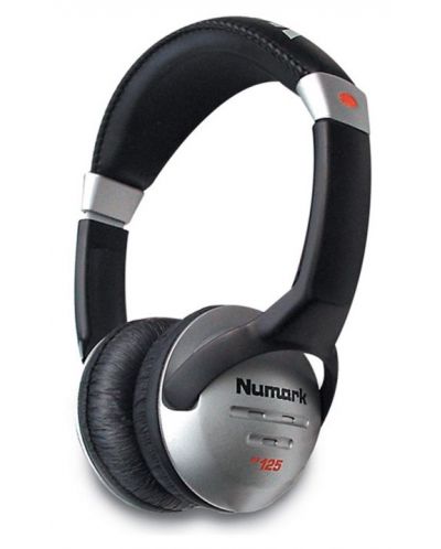 Слушалки Numark - HF125, DJ, черни/сребристи - 2
