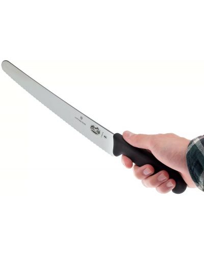 Сладкарски нож Victorinox - Fibrox, 26 cm, черен - 5