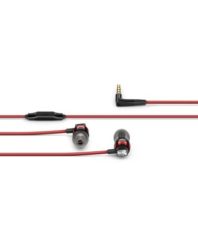 Слушалки с микрофон Sennheiser - CX 300S, червени - 3