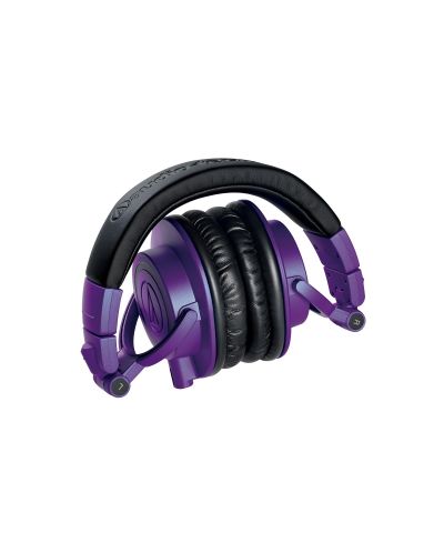 Слушалки Audio-Technica - ATH-M50X Limited Edition, лилави - 6