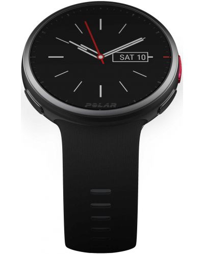 Смарт часовник Polar - Vantage V2, 1.2", сив с черна каишка + H10 - 6