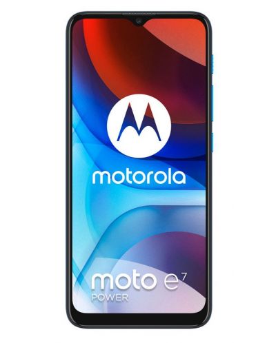 Смартфон Motorola - Moto E7 Power, 6.5, 4/64GB, син - 1