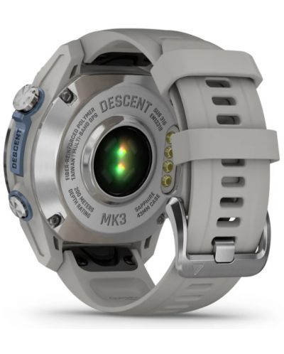 Смарт часовник Garmin - Descent MK3, 43 mm, 1.2'', Steel Grey - 10