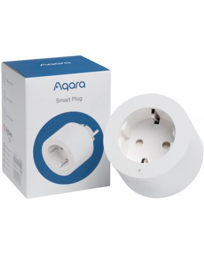 Смарт контакт Aqara - Smart Plug, EU Version, бял - 3