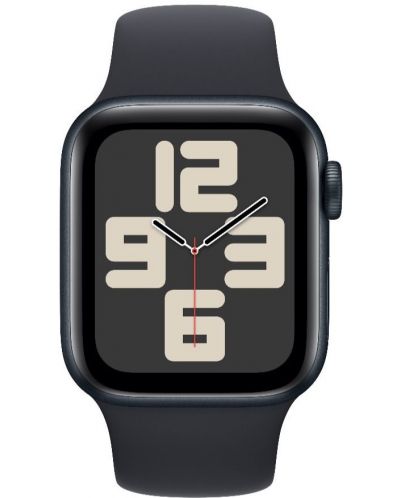 Смарт часовник Apple - Watch SE2 v2, 40mm, S/M, Midnight Sport - 1