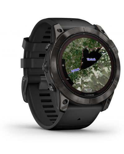 Смарт часовник Garmin - fēnix 7X Pro Sapphire Solar, 51mm, 1.4'', черен - 5