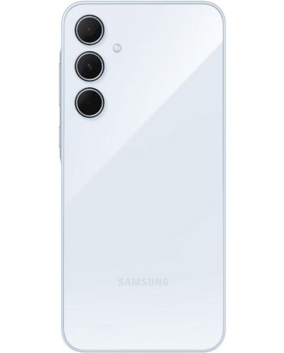 Смартфон Samsung Galaxy A35 5G, 8GB/256GB, син + Смарт гривна Galaxy Fit3, сива - 3