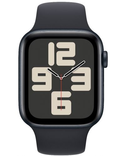 Смарт часовник Apple - Watch SE2 v2, 44mm, M/L, Midnight Sport - 1