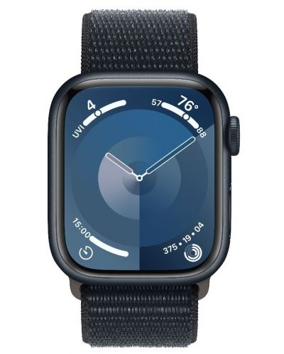Смарт часовник Apple - Watch S9, Cellular, 45mm, Midnight Sport Loop - 2
