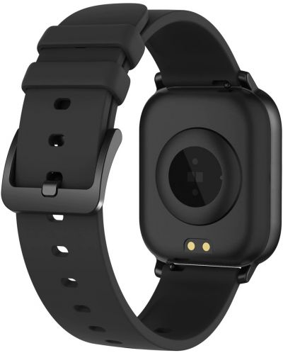 Смарт часовник Maxcom - FW35, 1.4", черен с черна каишка - 3