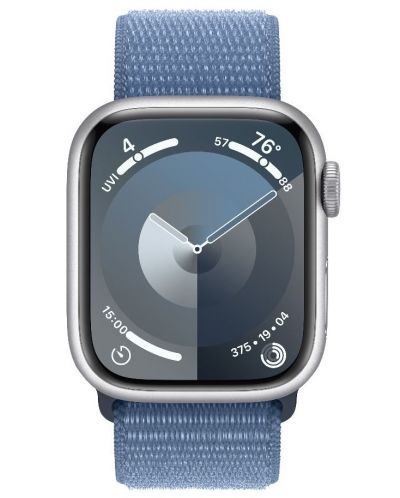 Смарт часовник Apple - Watch S9, Cellular, 45mm, Blue Sport Loop - 2