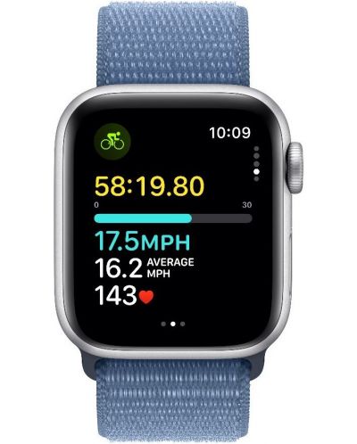 Смарт часовник Apple - Watch SE2 v2 Cellular, 40mm, Winter Blue Loop - 3
