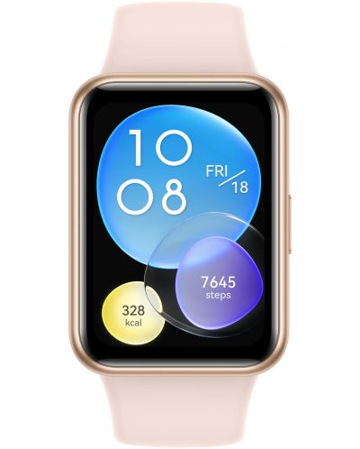 Смарт часовник Huawei - Watch Fit 2, 1.74", Sakura Pink - 3