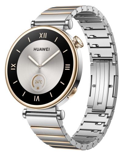 Смарт часовник Huawei - GT4 Aurora, 41mm, Inter-gold Stainless - 1