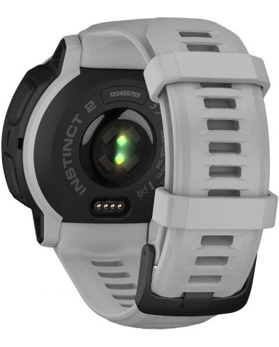 Смарт часовник Garmin - Instinct 2 Solar, 45mm, сив/черен - 3