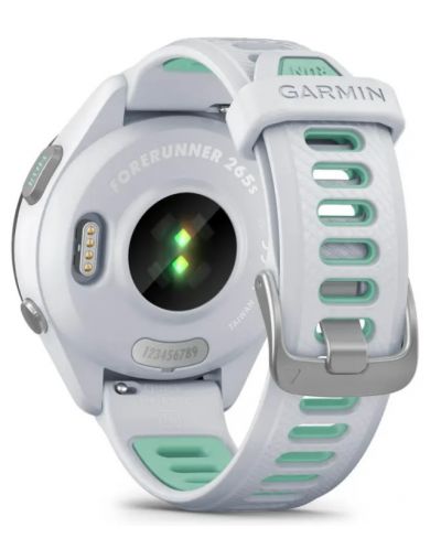 Смарт часовник Garmin - Forerruner 265S, 42mm, Whitestone/Neo Tropic - 5