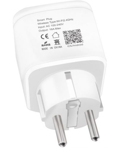 Смарт Wi-Fi контакт Xmart - WSP20, 16A, бял - 2