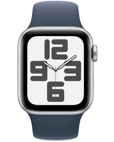 Смарт часовник Apple - Watch SE2 v2, 40mm, S/M, Storm Blue Sport - 1