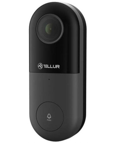 Смарт звънец Tellur - 1080P, FHD, черен - 2