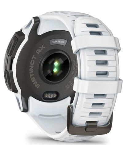 Смарт часовник Garmin - Instinct 2X Solar, 50mm, 1.1'', бял - 6