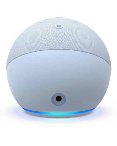 Смарт колона Amazon - Echo Dot 5, с часовник, синя - 5