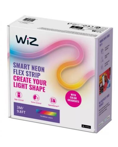 Смарт лента WiZ - Neon flex strip, 20W, RGB, 3 m - 2