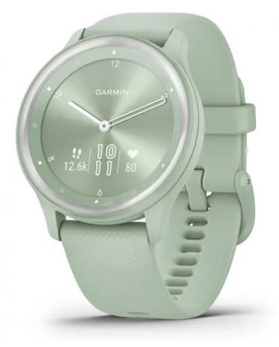 Смарт часовник Garmin - Vivomove Sport, 40mm, Agave mint Silicone - 2