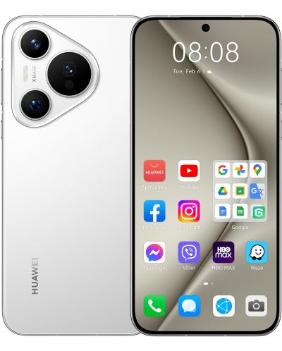 Смартфон Huawei - Pura 70, 6.6'', 12GB/256GB, бял + Watch Fit 3, 1.82'', Midnight Black - 2