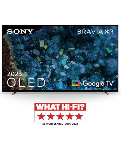 Смарт телевизор Sony - XR55A80LAEP, 55'', OLED, 4K, черен - 4