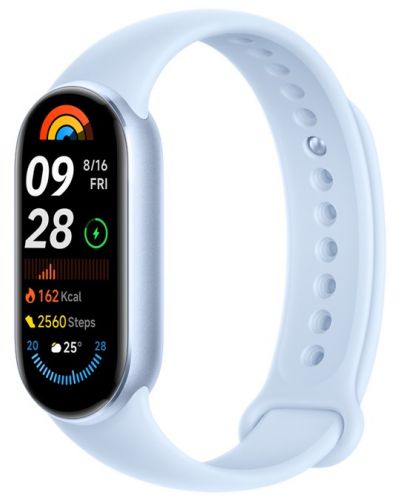 Смарт гривна Xiaomi - Smart Band 9, 22 mm, 1.62'', Arctic Blue - 2