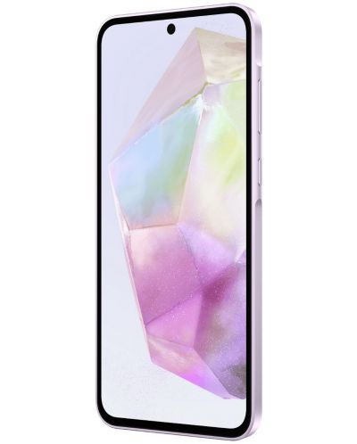 Смартфон Samsung Galaxy A35 5G, 6GB/128GB, лилав + Смарт гривна Galaxy Fit3, сива - 5