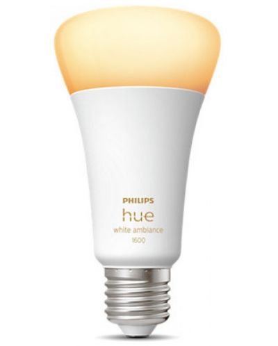 Смарт крушка Philips - Hue, 13W, E27, A67, dimmer - 2